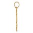 14K Yellow Gold Vertical 2023 Graduation Charm - 25.2 mm