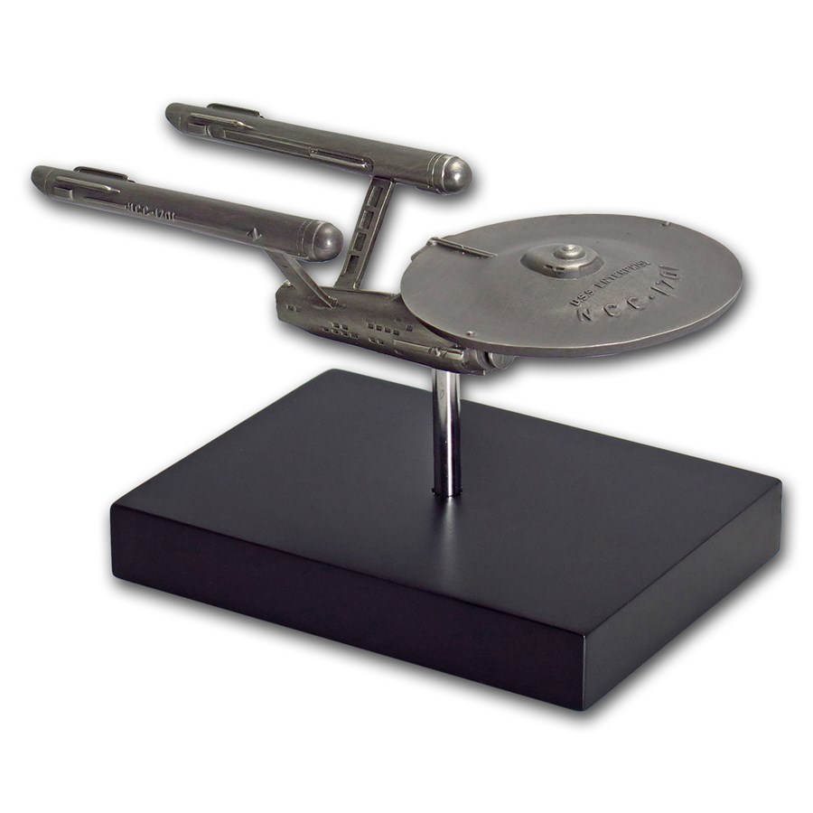 Buy 150 gram Silver Star Trek U.S.S. Enterprise NCC-1701 Statue | APMEX