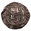 (1542-55) Mo-O Mexico Silver 4 Reales Carlos & Joanna XF