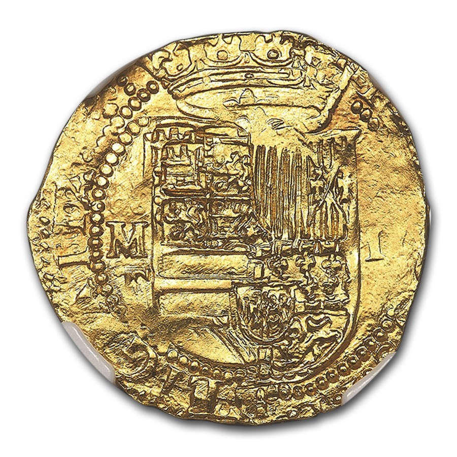 Buy (1570-1589) Spain Gold 2 Escudos Philip II MS-63 NGC | APMEX