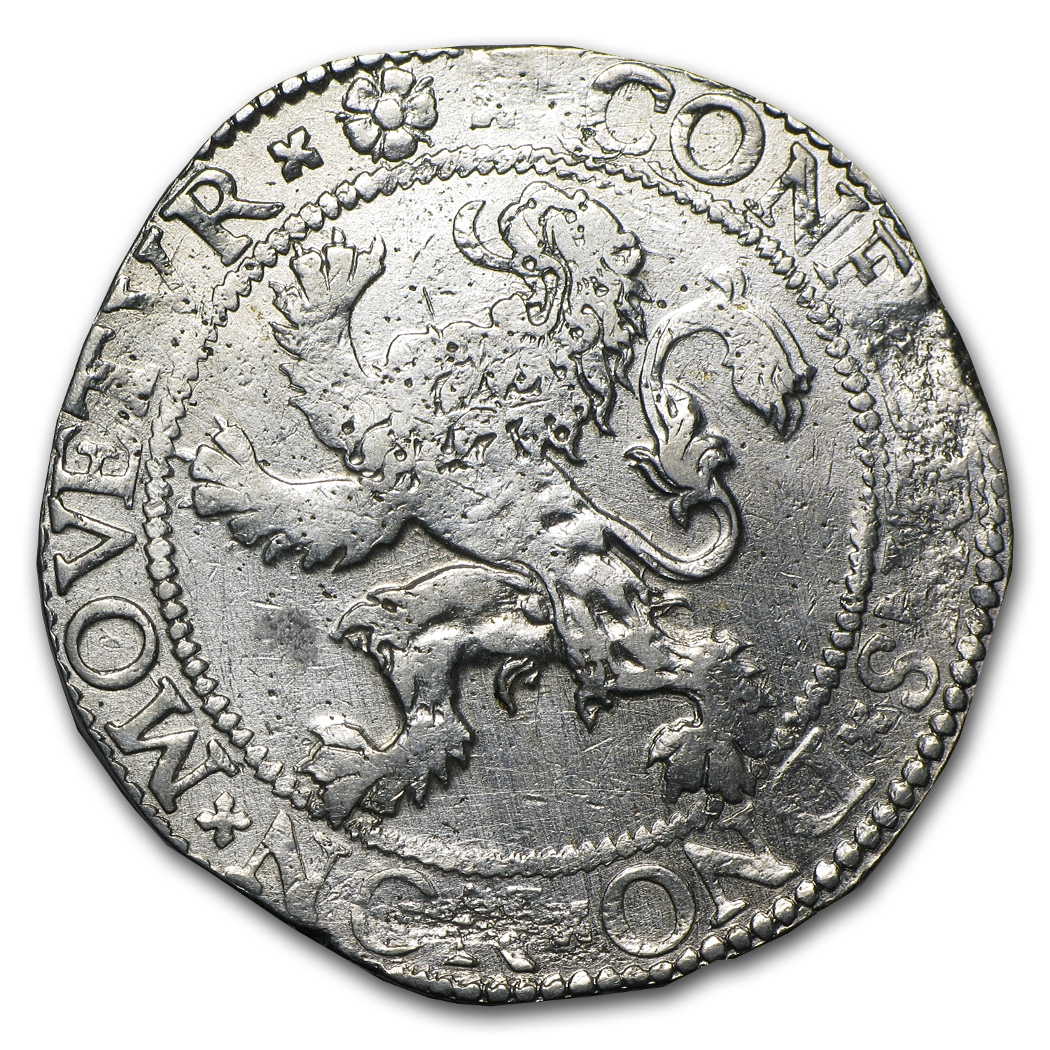 Buy 1589 Netherlands/Holland Silver Lion Daalder VF Details | APMEX