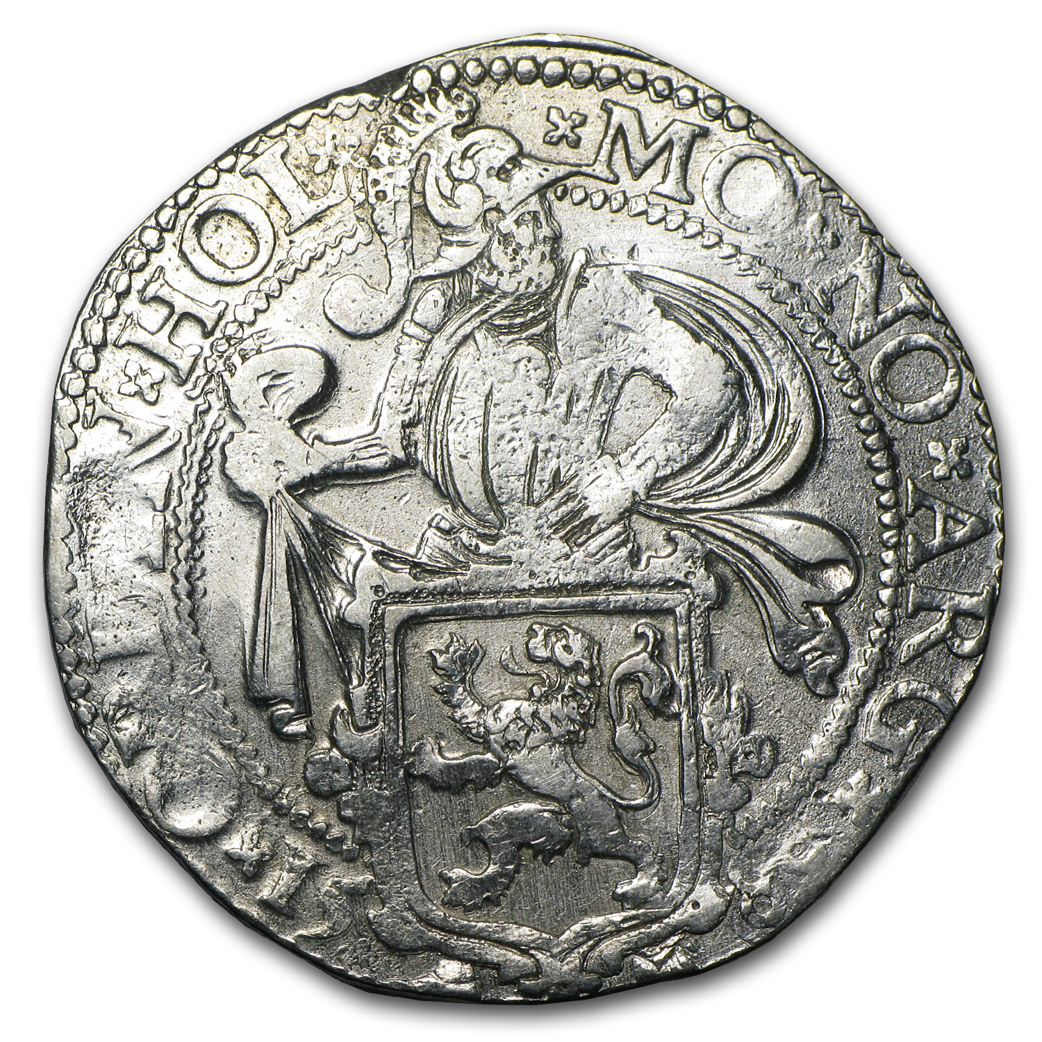 Buy 1589 Netherlands/Holland Silver Lion Daalder VF Details | APMEX