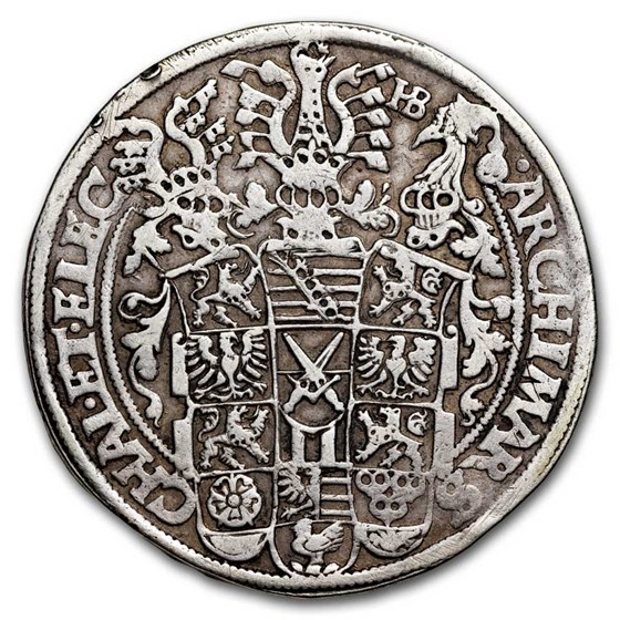 1591 HB Germany Silver Thaler Saxony-Albertine VF