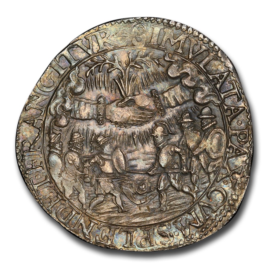 1596 Spanish Netherlands Silver Jeton MS-63 PCGS