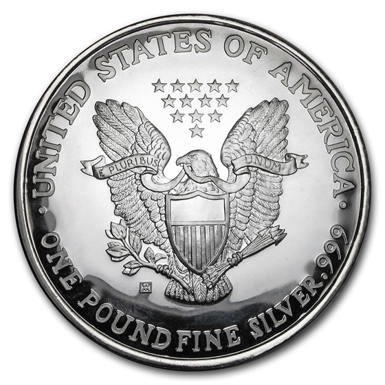 Buy 16 Oz Silver Round Silver Eagle Prooflike Apmex