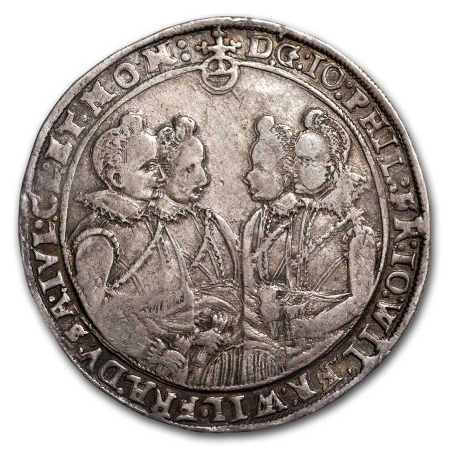 1612 German States Sachsen-Altenberg Silver Thaler VF