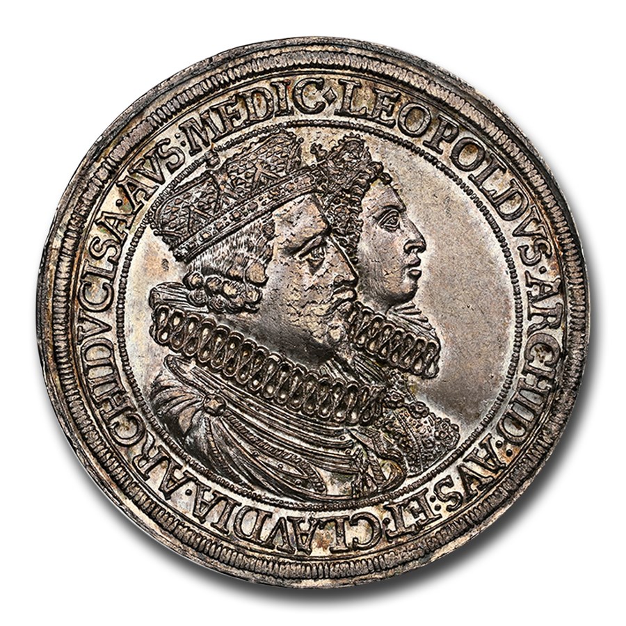 (1626) Austria Silver 2 Taler MS-62 NGC