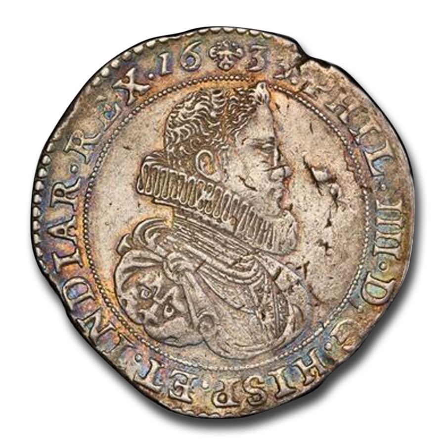 1633 Spanish Neth. Silver Ducaton Philip IV AU-50 PCGS