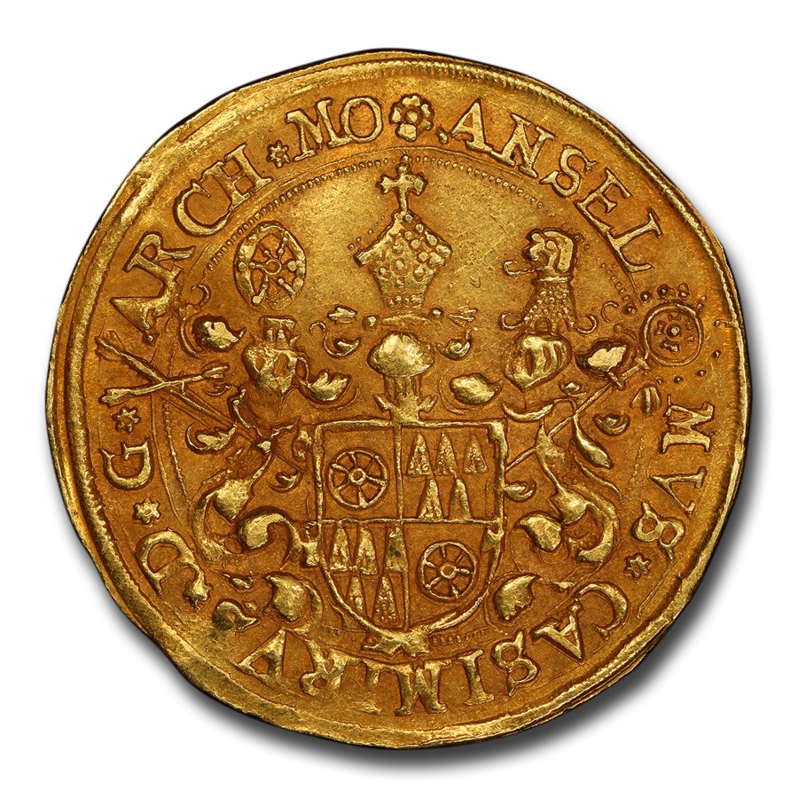 1638 Germany Gold 2 Ducats MS-62 PCGS (Mainz)