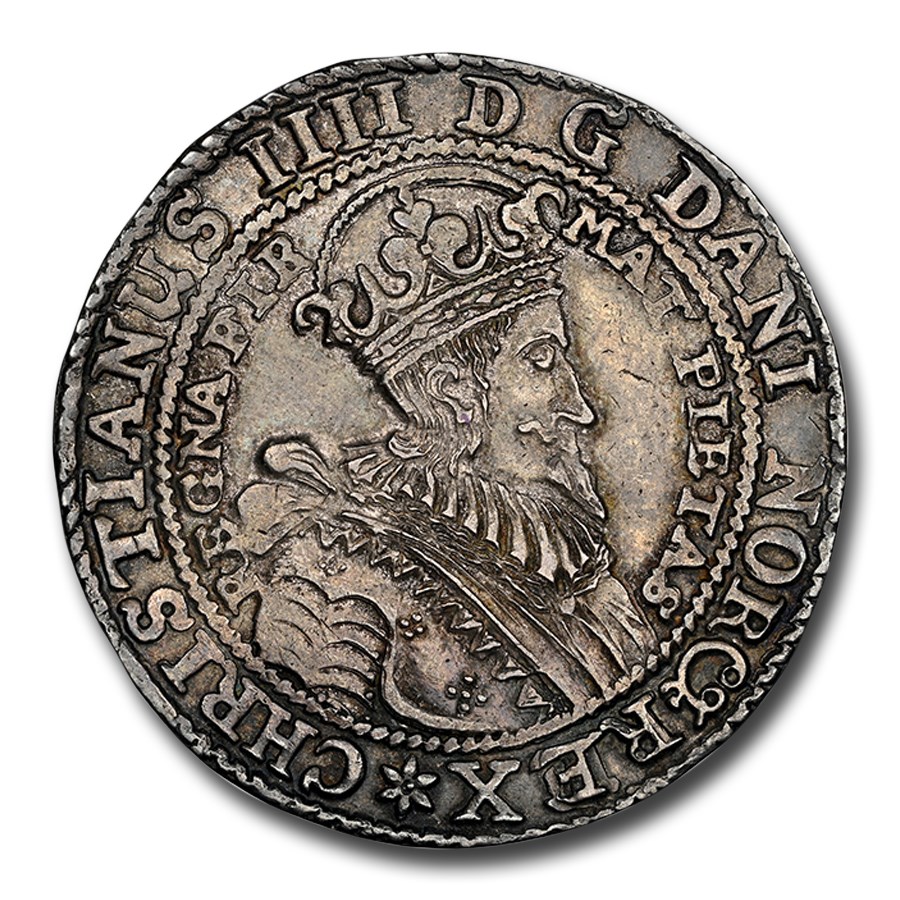 1638 Norway Silver Specie Daler MS-62 NGC