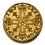 1642-A France Gold 1/2 Louis d'Or Louis XIII AU-58 NGC
