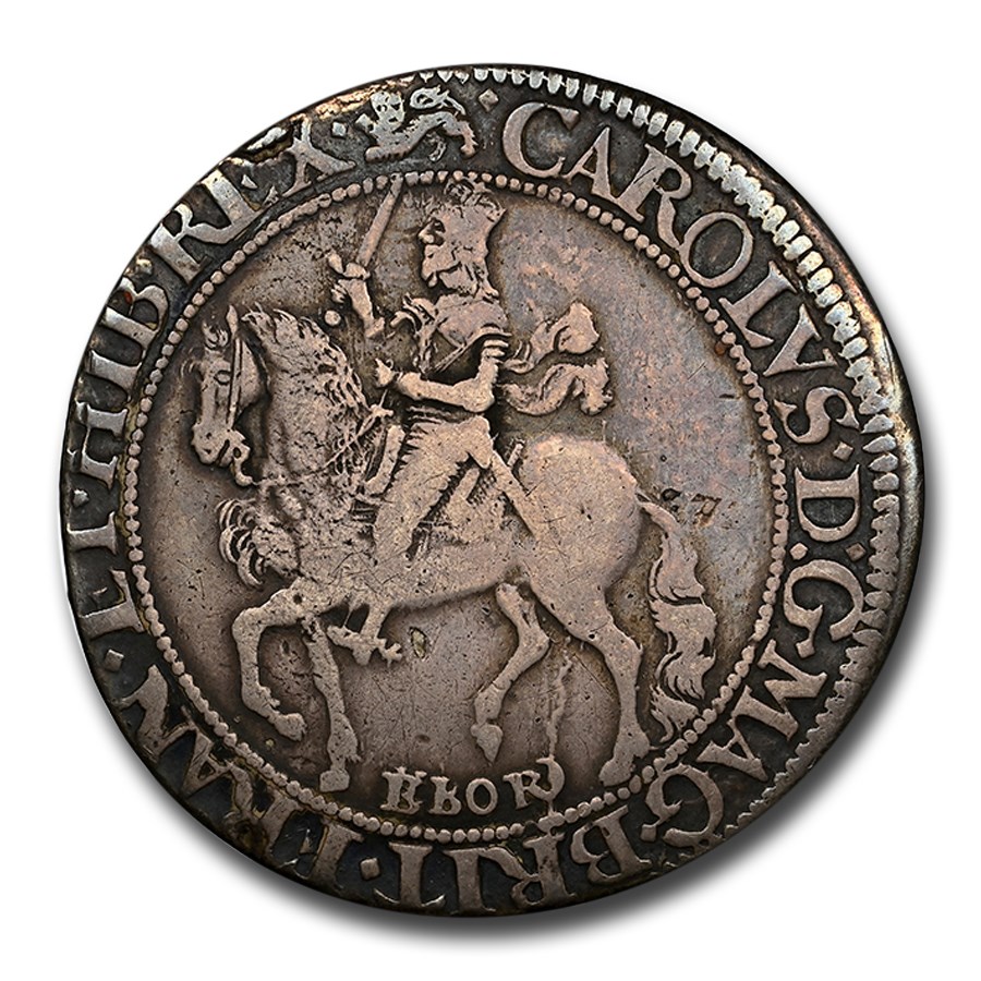 (1643-44) Great Britain Silver Half Crown Charles I VF-30 NGC