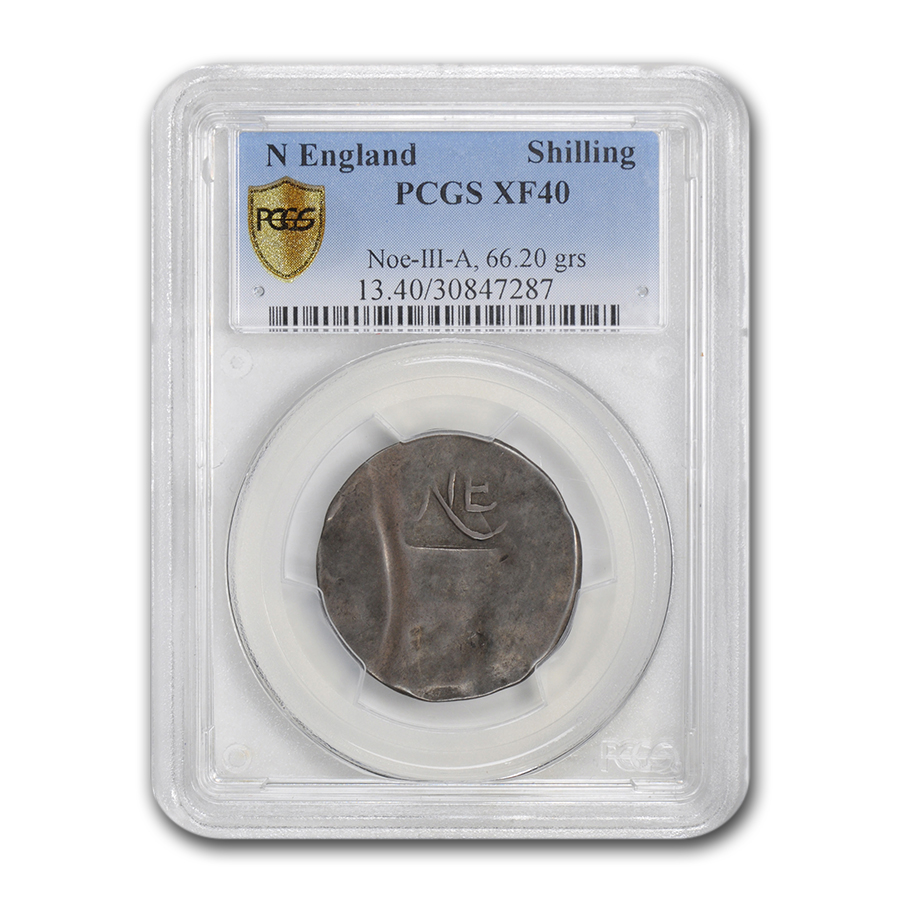 Buy (1652) New England Shilling XF-40 PCGS | APMEX