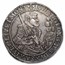 1653 German States Saxony Silver Thaler Georg I AU