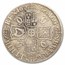 1662 England Silver Crown Charles II VF (1st Bust - Rose)