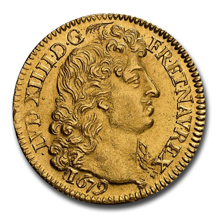 1679-A France Gold Louis d'Or Louis XIV MS-65 NGC