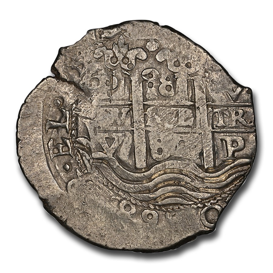 1682-P Bolivia Silver 8 Reales AU-55 NGC