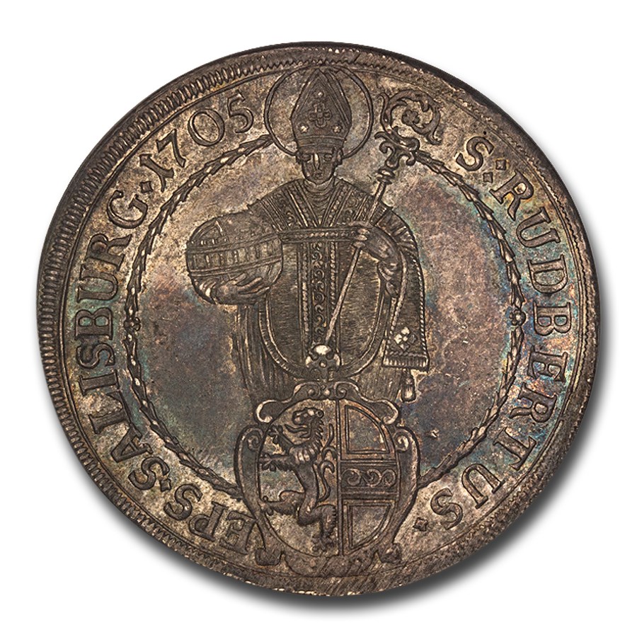 1705 Austria Silver Thaler MS-64 PCGS (Salzburg)