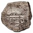 1750-L R Peru Silver 8 Reales Cob Unc Details NGC (Sea Salvaged)