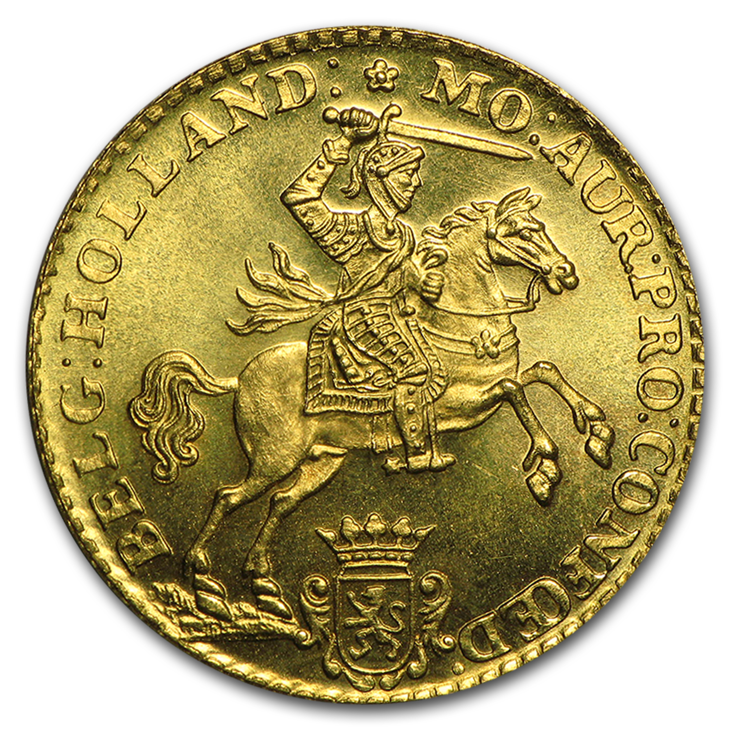 Buy 1750 Netherlands Gold 7 Gulden Holland Golden Rider (Restrike) | APMEX