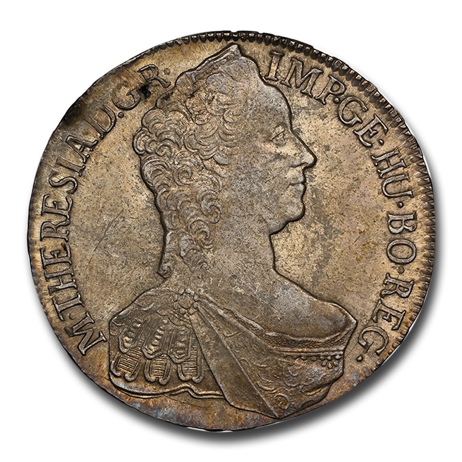 1765 Austria Silver Thaler Maria Theresa MS-61 NGC