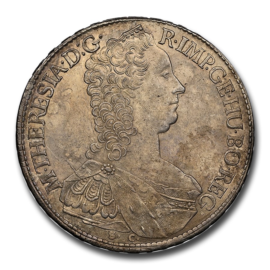 1765-G Austria Silver Thaler Maria Theresa MS-61 NGC