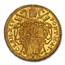 1769 Italy Papal States Gold Zecchino Clement XIV MS-63 NGC