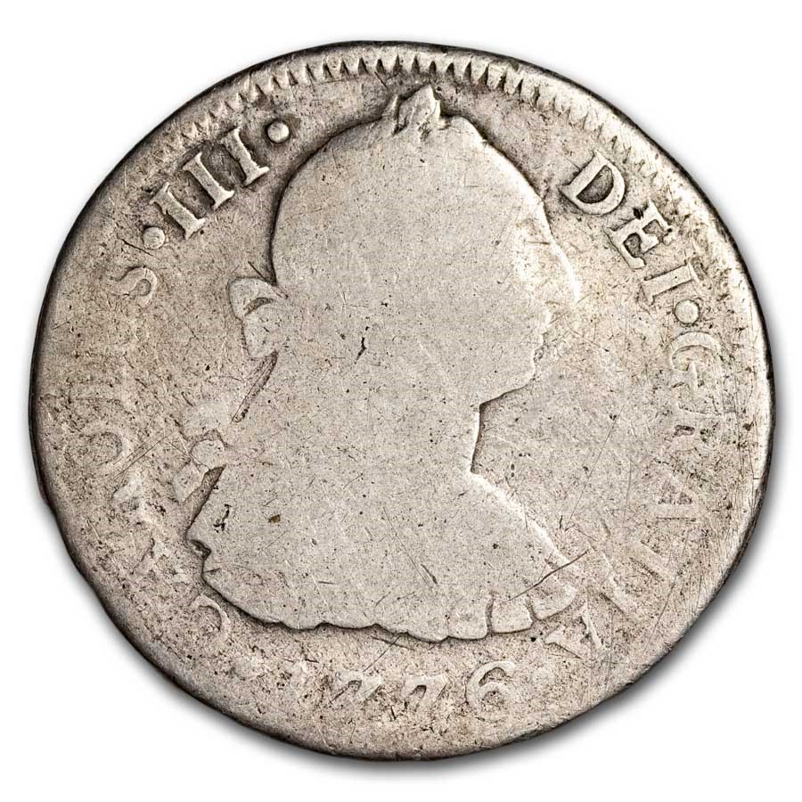 1776-Mo Mexico Silver 2 Reales Charles III Cull