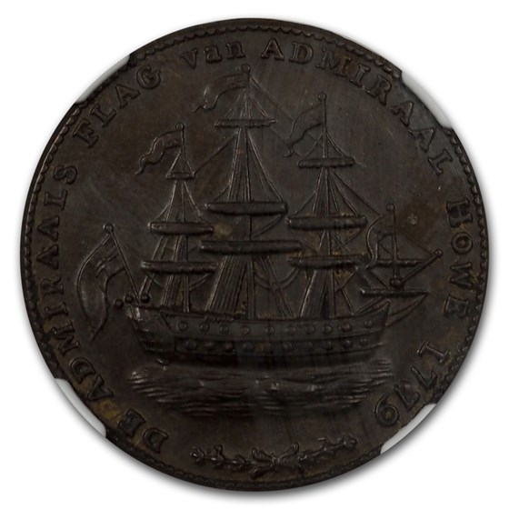 Buy 1779 Rhode Island Ship Token Colonial MS-61 NGC (Brass) | APMEX