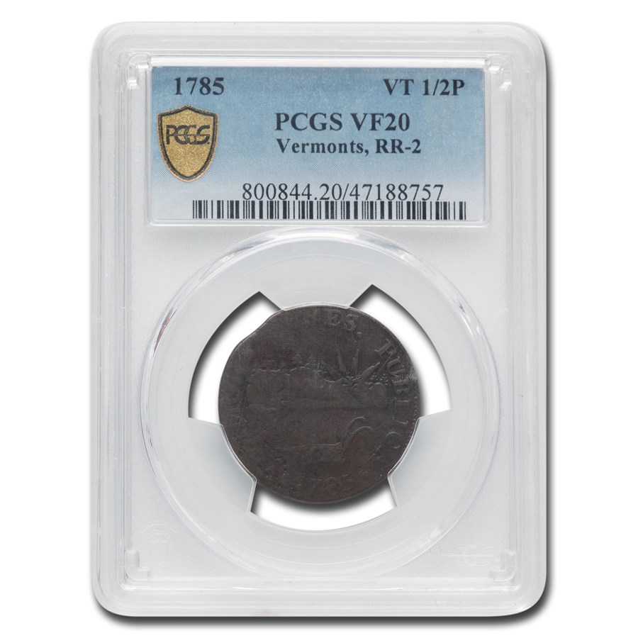 1785 Fugio Cent VF-20 PCGS (Vermonts, RR-2)