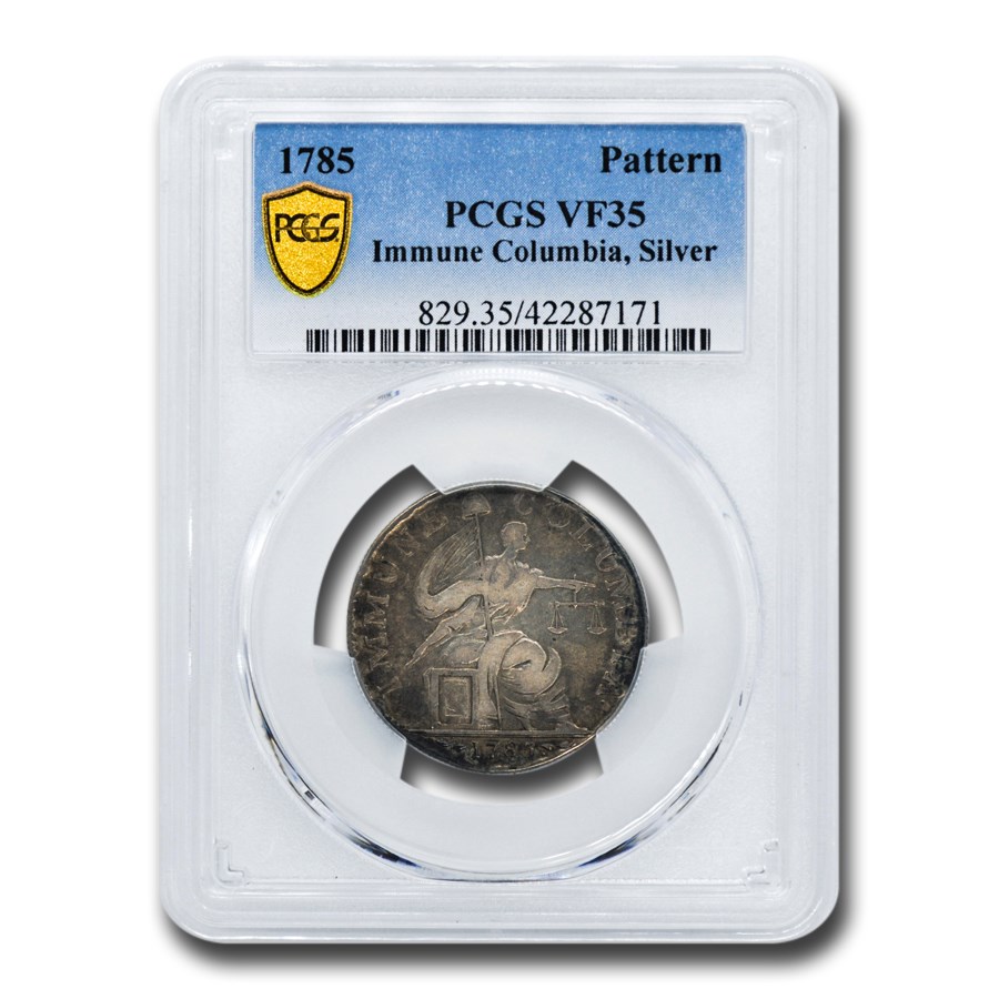 1785 Immunis Columbia Piece VF-35 PCGS