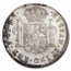 1786-PTS PR Bolivia Silver 8 Reales Charles III AU