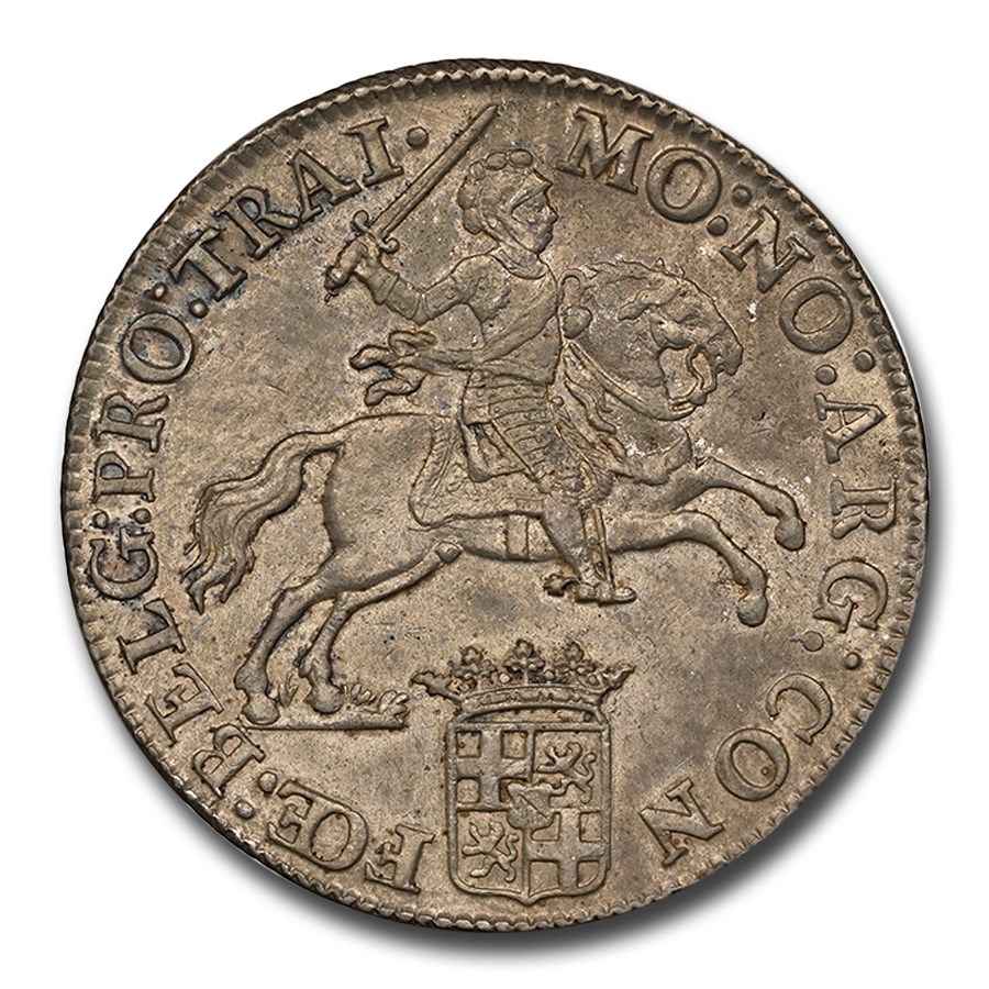 1790 Netherlands Silver Ducaton AU-58 NGC (Utrecht)