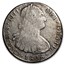 1791-1808 Bolivia Silver 8 Reales Charles IV Avg Circ