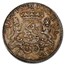 1792 Netherlands Silver 1/2 Ducaton AU-58 NGC (Zeeland)