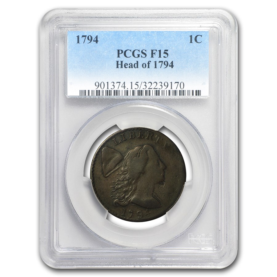 Buy 1794 Large Cent Head of 1794 Fine-15 PCGS | APMEX