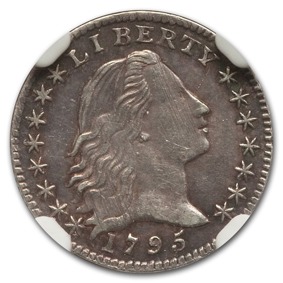 Buy 1795 Flowing Hair Half Dime AU-55 NGC | APMEX