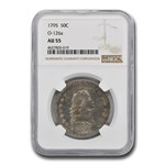 1795 Flowing Hair Half Dollar AU-58 NGC (O-126a)