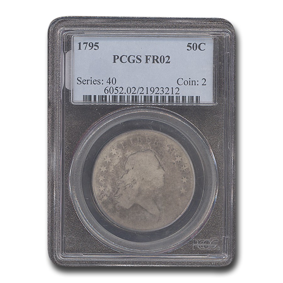 1795 Flowing Hair Half Dollar Fair-2 PCGS