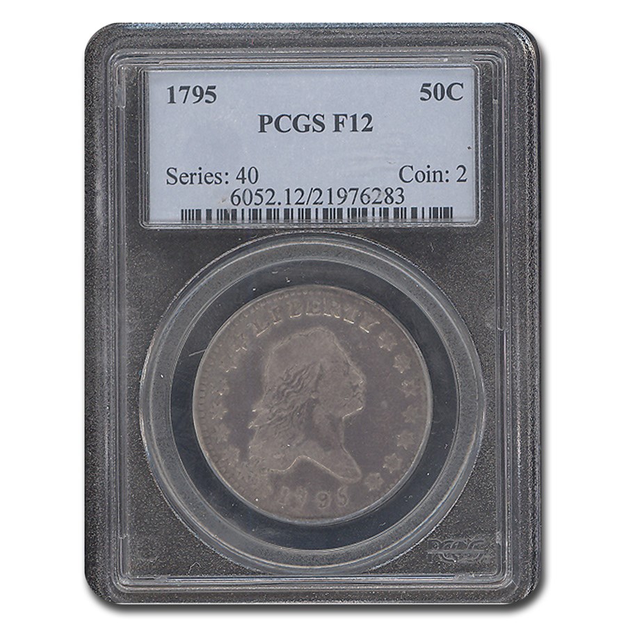 1795 Flowing Hair Half Dollar Fine-12 PCGS