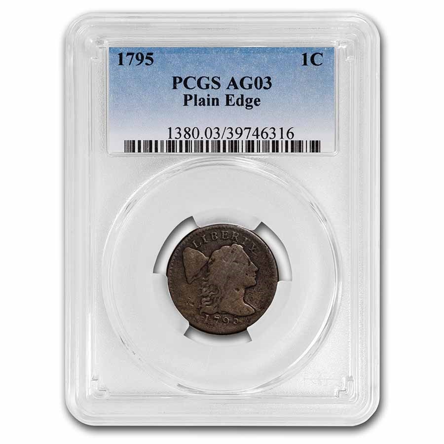 Buy 1795 Large Cent Plain Edge AG-03 PCGS | APMEX