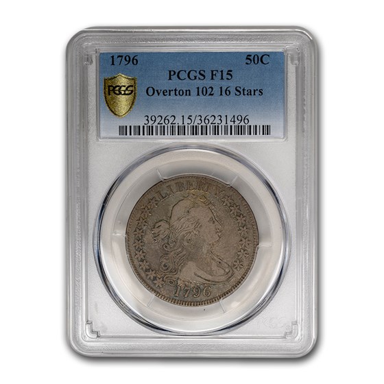 Buy 1796 Draped Bust Half Dollar Fine-15 PCGS (16 Stars) Coin Online ...