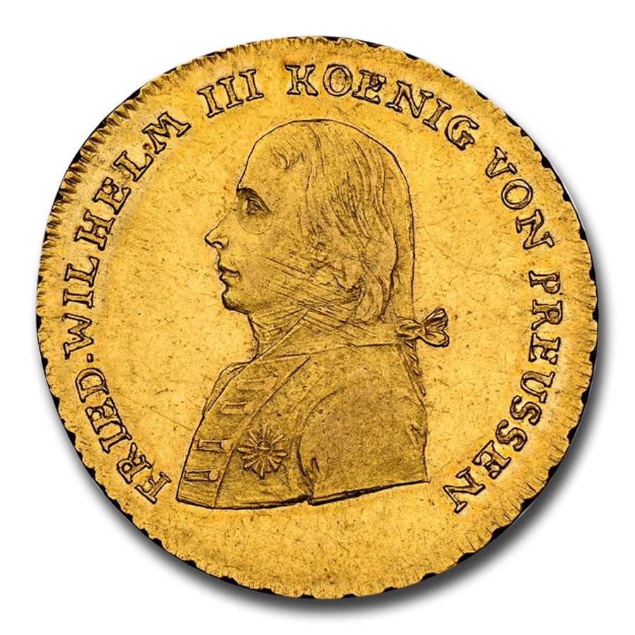 1797-A Germany Gold Frederick d'Or MS-60 NGC (Prussia)