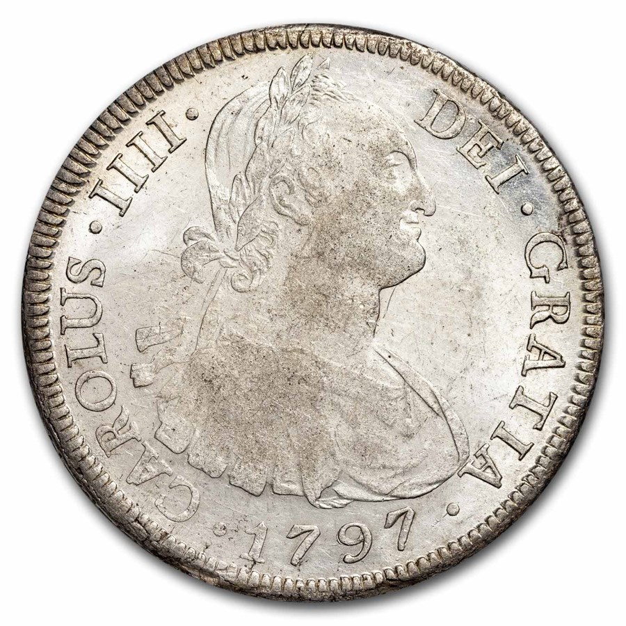 1797-PTS PP Bolivia Silver 8 Reales Charles IV AU