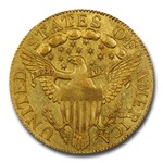 1798 $5 Capped Bust Gold Half Eagle AU-55 PCGS (Small 8)