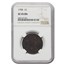 1798 Large Cent XF-45 NGC (Brown)