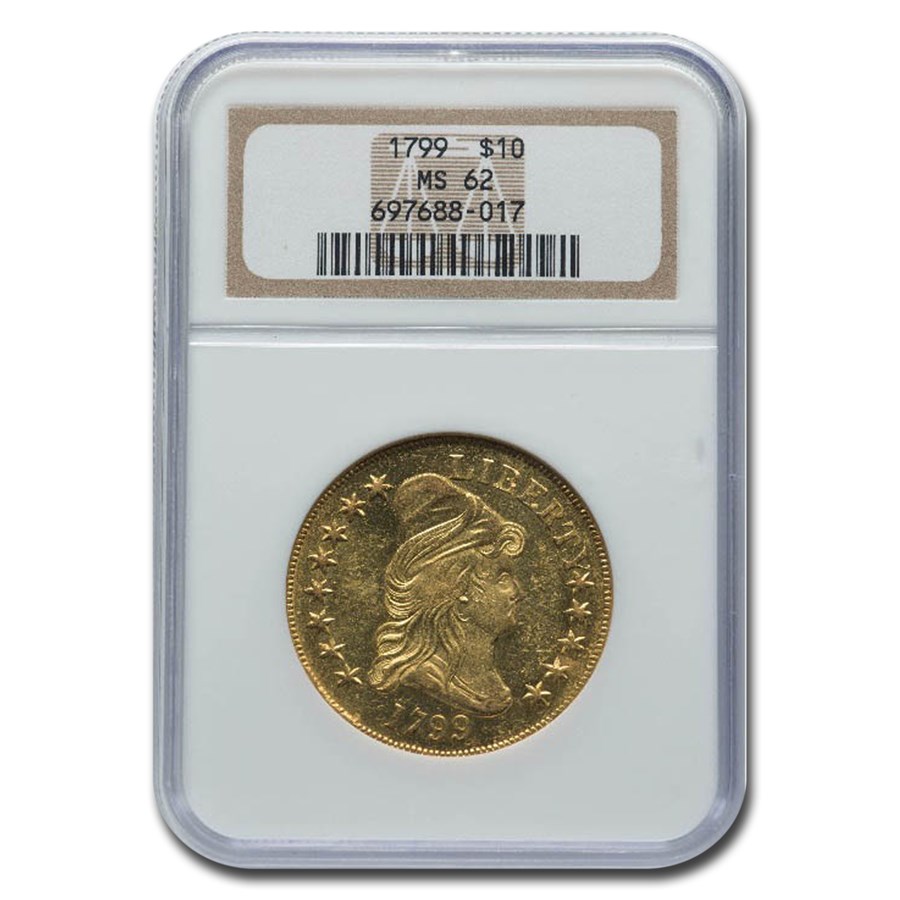 1799 $10 Turban Head Gold Eagle MS-62 NGC