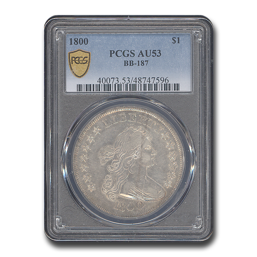 Buy 1800 Draped Bust Dollar AU-53 PCGS | APMEX