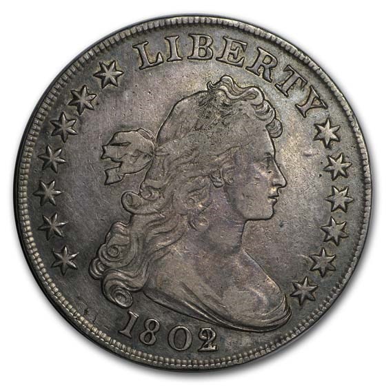 1802 Draped Bust Dollar VF