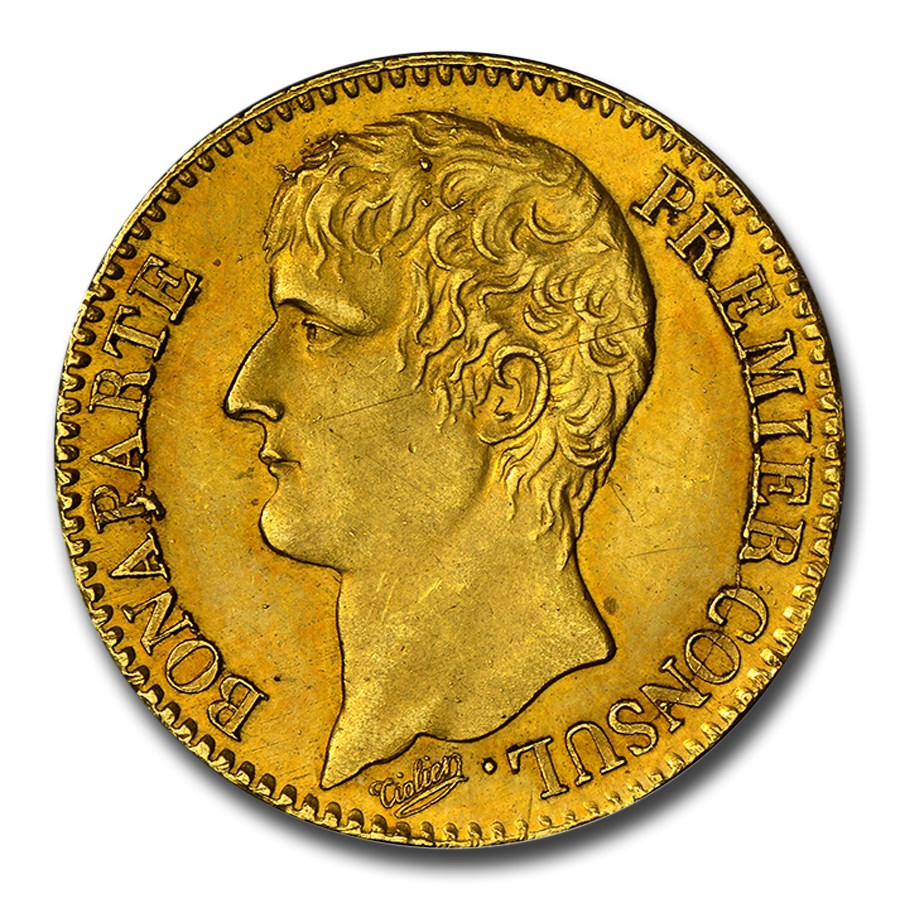 Buy 1803-A France Gold 40 Francs Napoleon MS-63 | APMEX